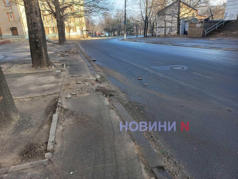 В Николаеве «Волга» врезалась в дерево (фото)