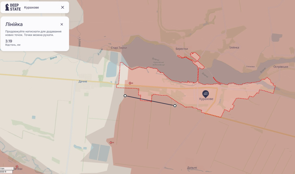 Наступление РФ, карта, DeepState, 9 января, Донбасс, курахово, курахово